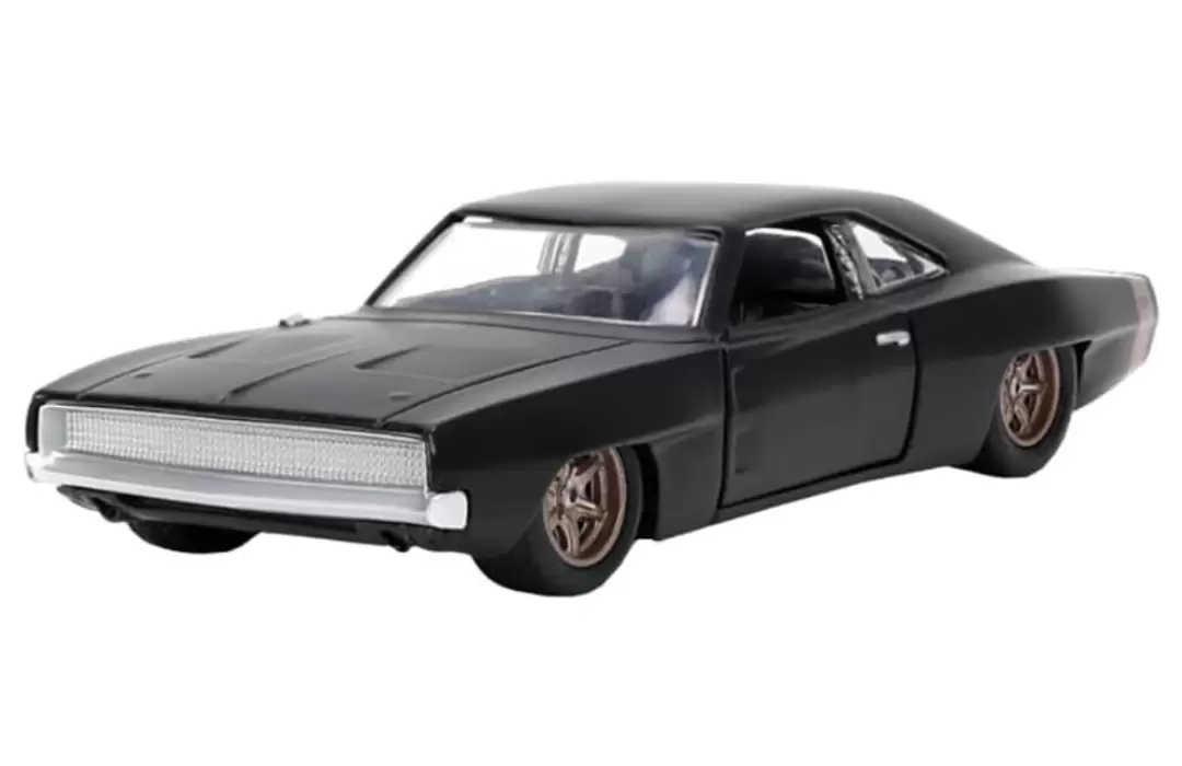 Foto da miniatura Jada Toys Dodge Charger Widebody 1968 na cor Preto