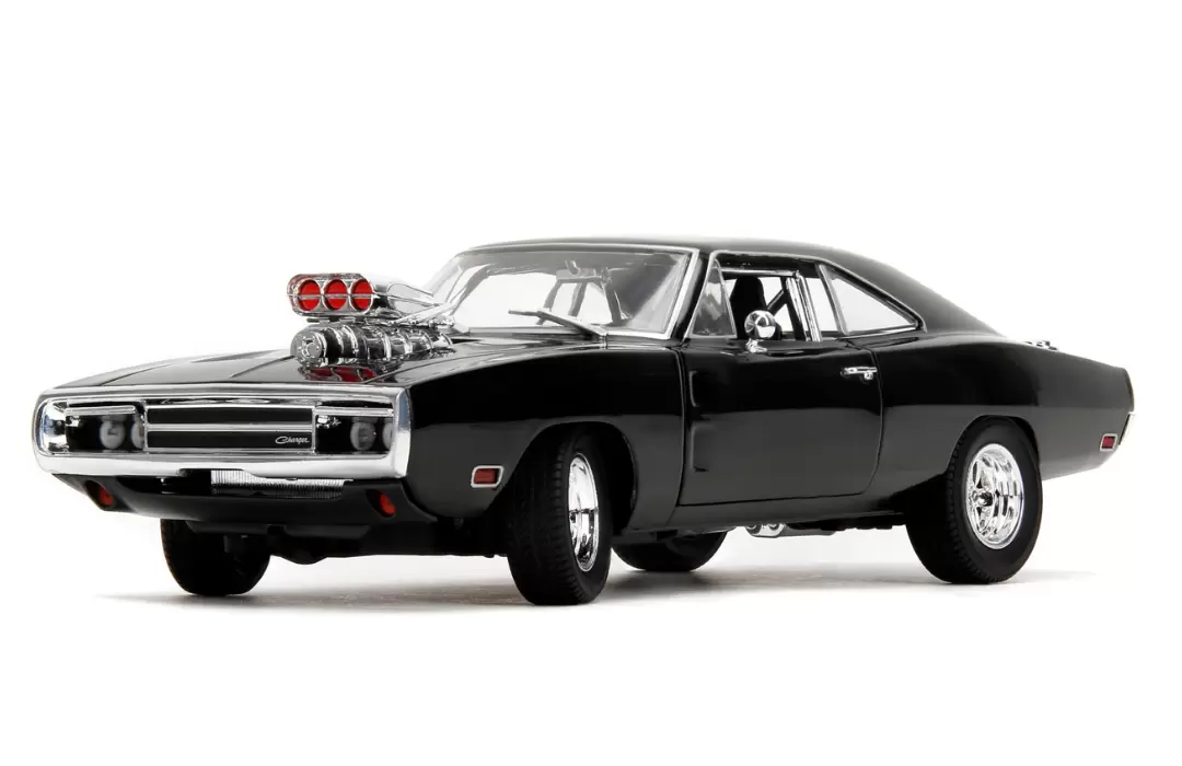 Foto da miniatura Jada Toys Dodge Charger 1970 R/T Truespec na cor Preto
