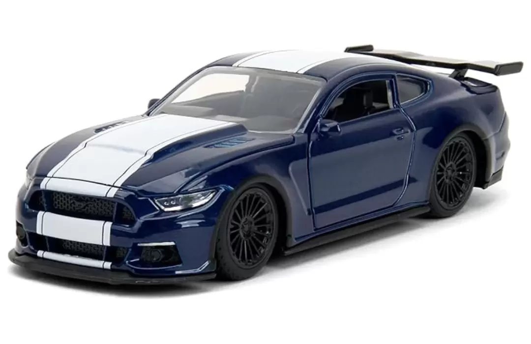 Foto da miniatura Jada Toys Ford Mustang 2016 na cor Azul