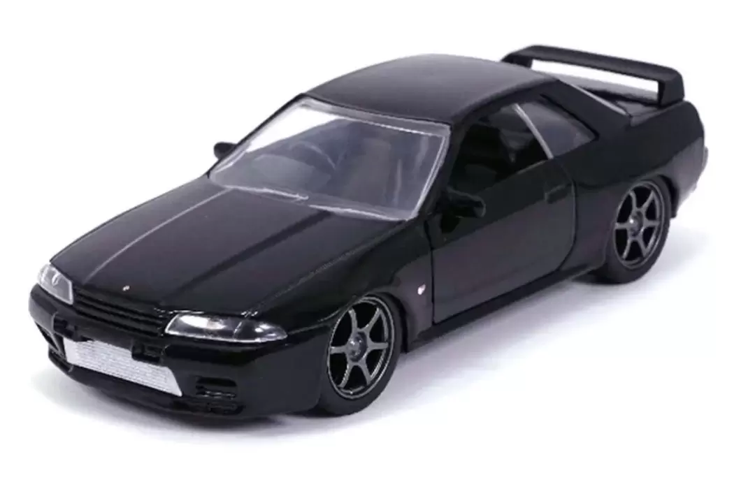 Foto da miniatura Jada Toys Nissan Skyline GT-R 1989 na cor Preto