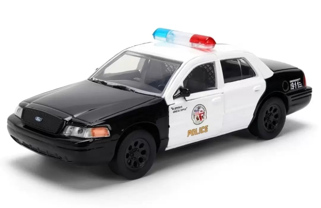 Foto da miniatura Jada Toys Ford Crown Victoria na cor Preto