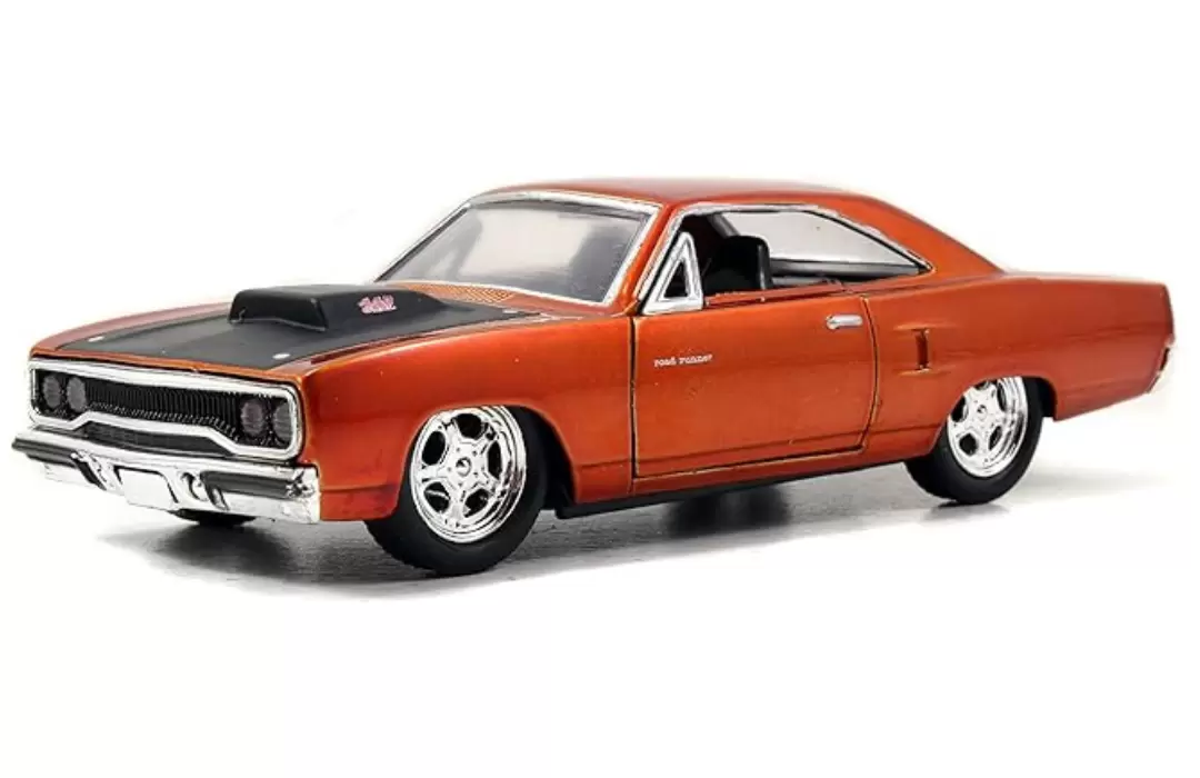 Foto da miniatura Jada Toys Plymouth Road Runner na cor Laranja