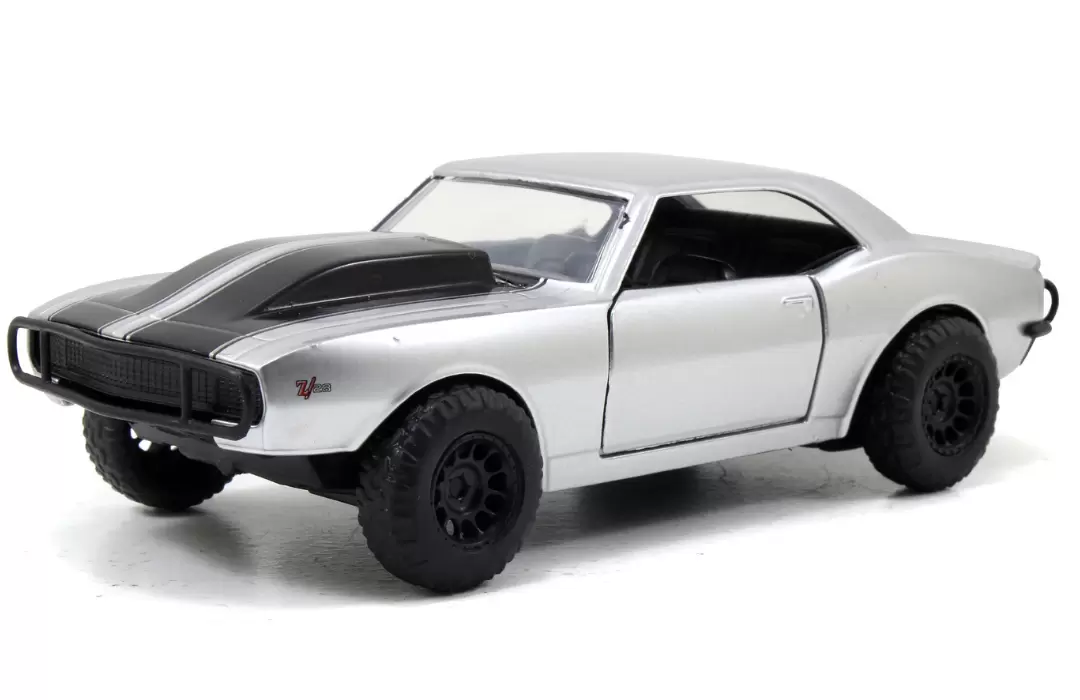 Foto da miniatura Jada Toys Chevy Camaro Off-Road 1967 na cor Prata