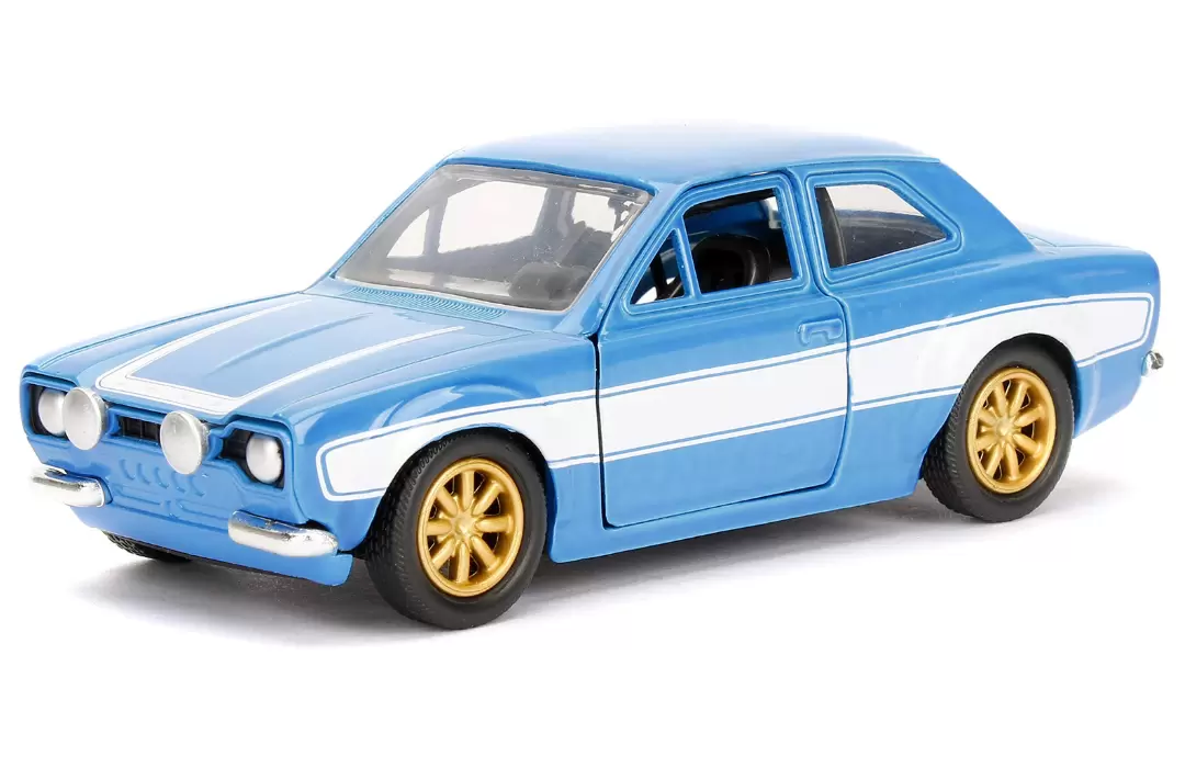 Foto da miniatura Jada Toys Ford Escort Mk1 na cor Azul