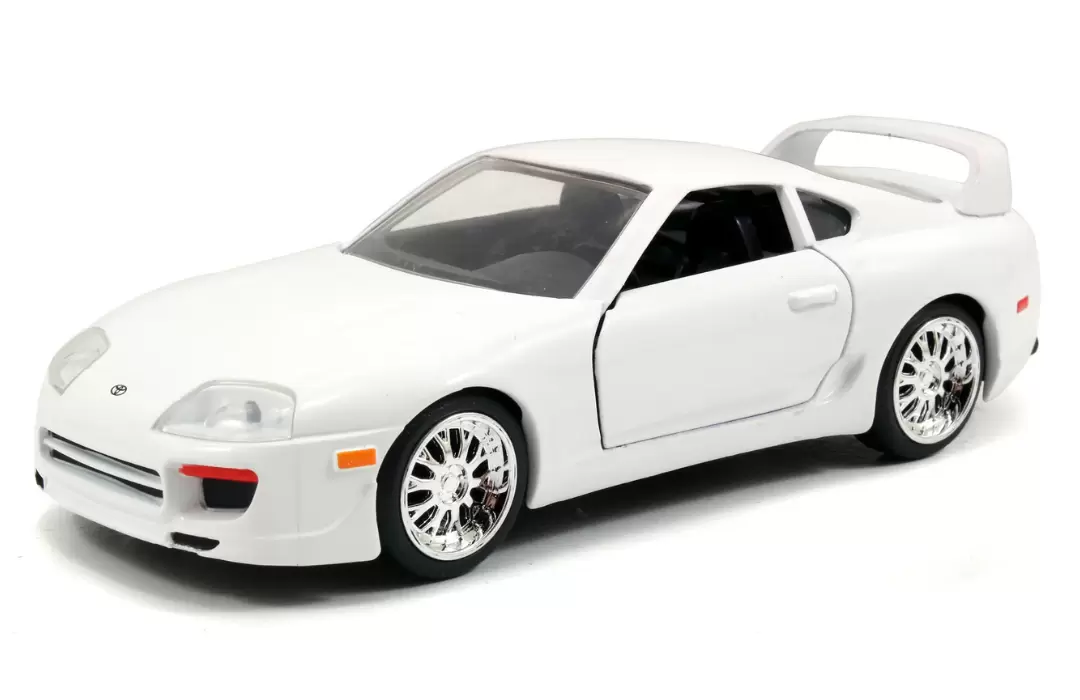 Foto da miniatura Jada Toys Toyota Supra 1995 na cor Branco