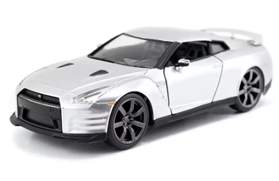 Foto da miniatura Jada Toys Nissan GT-R R35 2009 na cor Prata