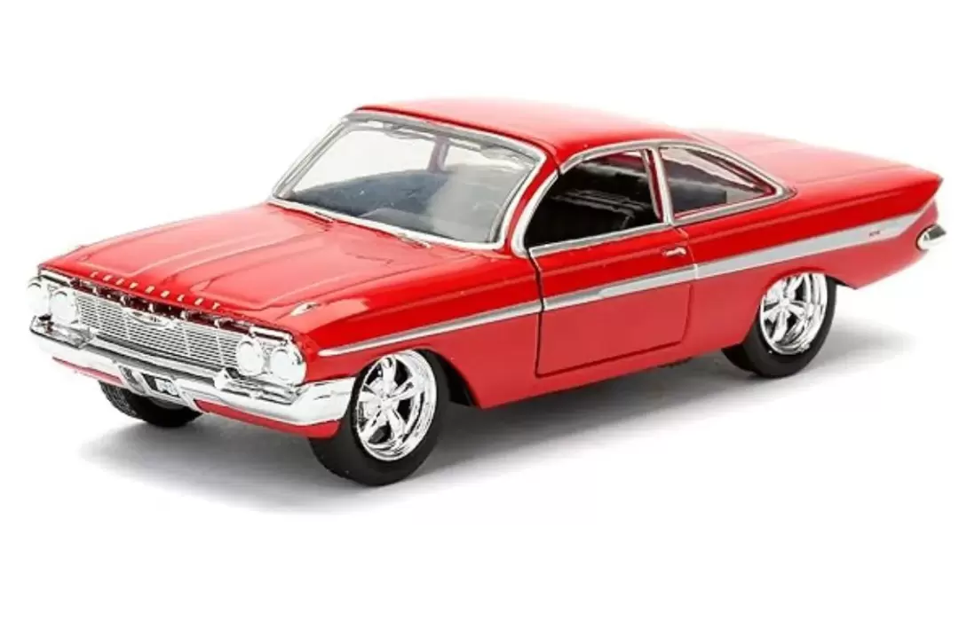 Foto da miniatura Jada Toys Chevy Impala na cor Vermelho