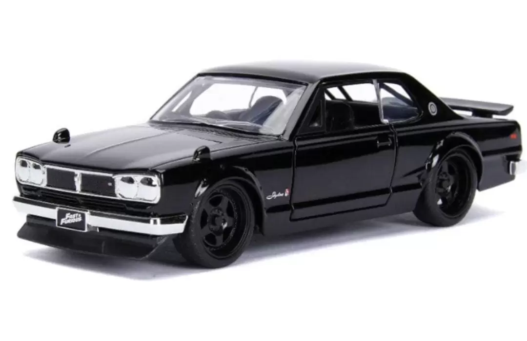 Foto da miniatura Jada Toys Nissan Skyline GT-R 2000 na cor Preto