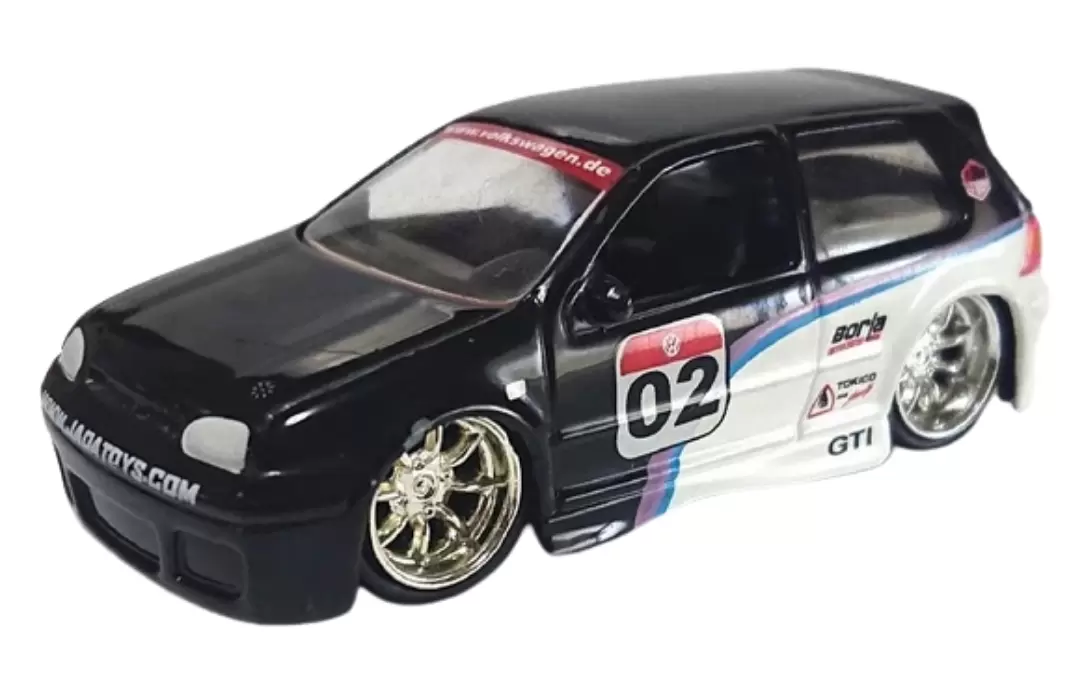 Foto da miniatura Jada Toys 2002 Volkswagen Golf GTI na cor Branco