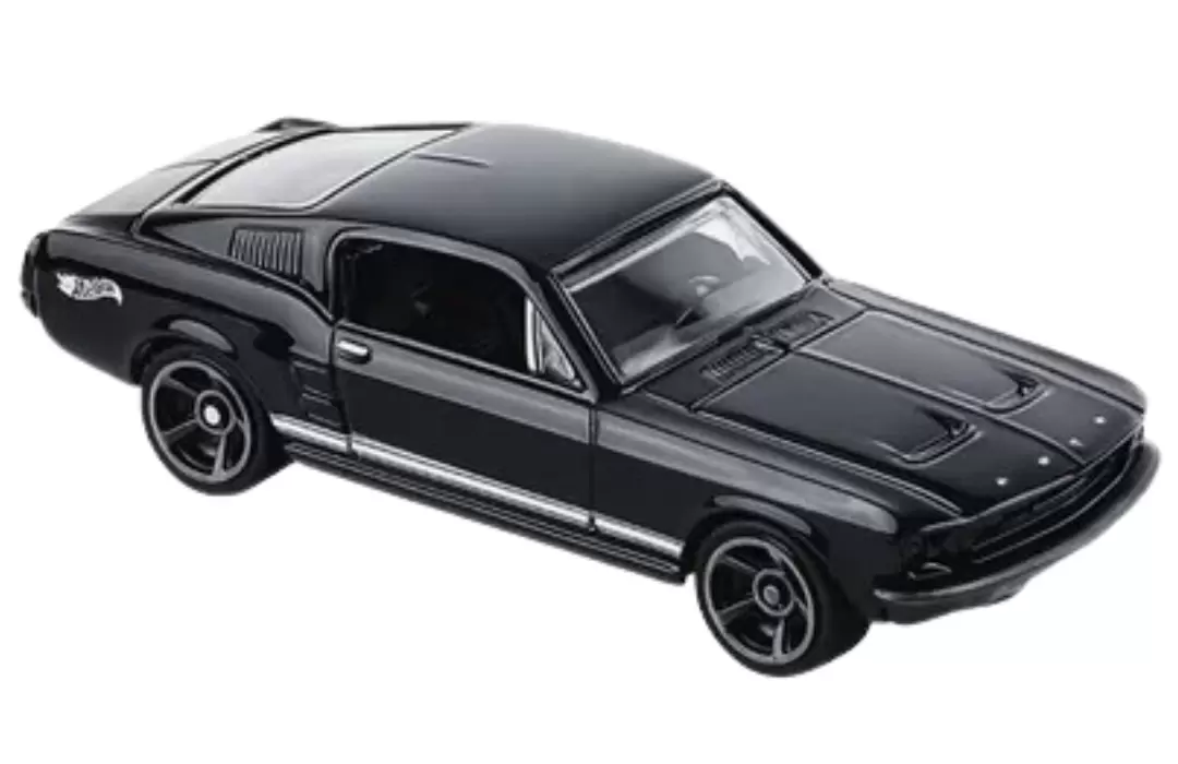 Foto da miniatura Hot Wheels 67 Mustang na cor Preto