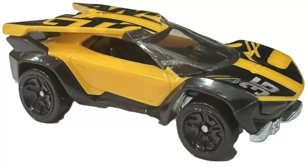 Foto da miniatura Hot Wheels Amaru GTC na cor Amarelo