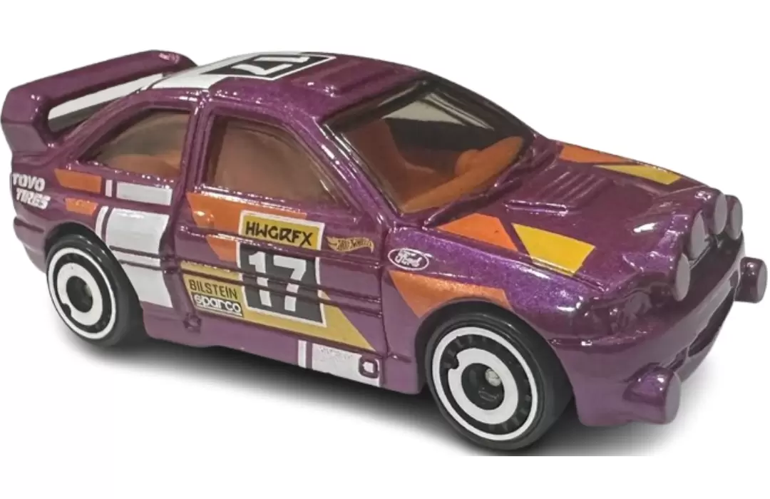 Foto da miniatura Hot Wheels Escort Rally na cor Roxo