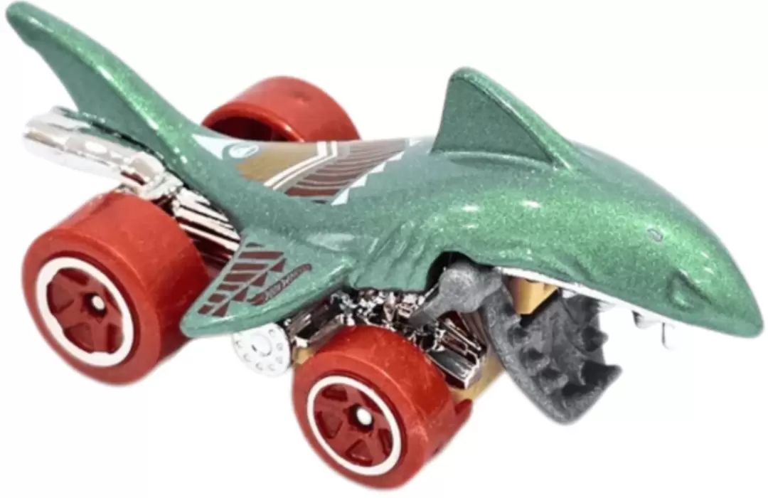 Foto da miniatura Hot Wheels Shark Bite (TH) na cor Verde