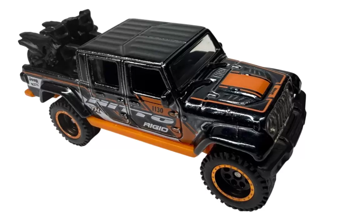 Foto da miniatura Hot Wheels 20 Jeep Gladiator (STH) na cor Preto