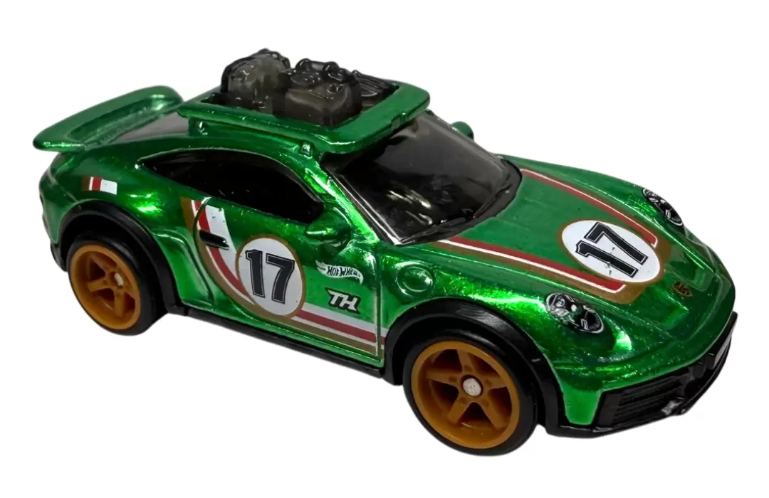 Foto da miniatura Hot Wheels Porsche 911 Rallye (STH) na cor Verde