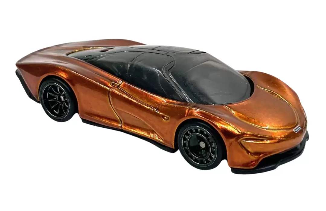 Foto da miniatura Hot Wheels McLaren Speedtail (STH) na cor Laranja