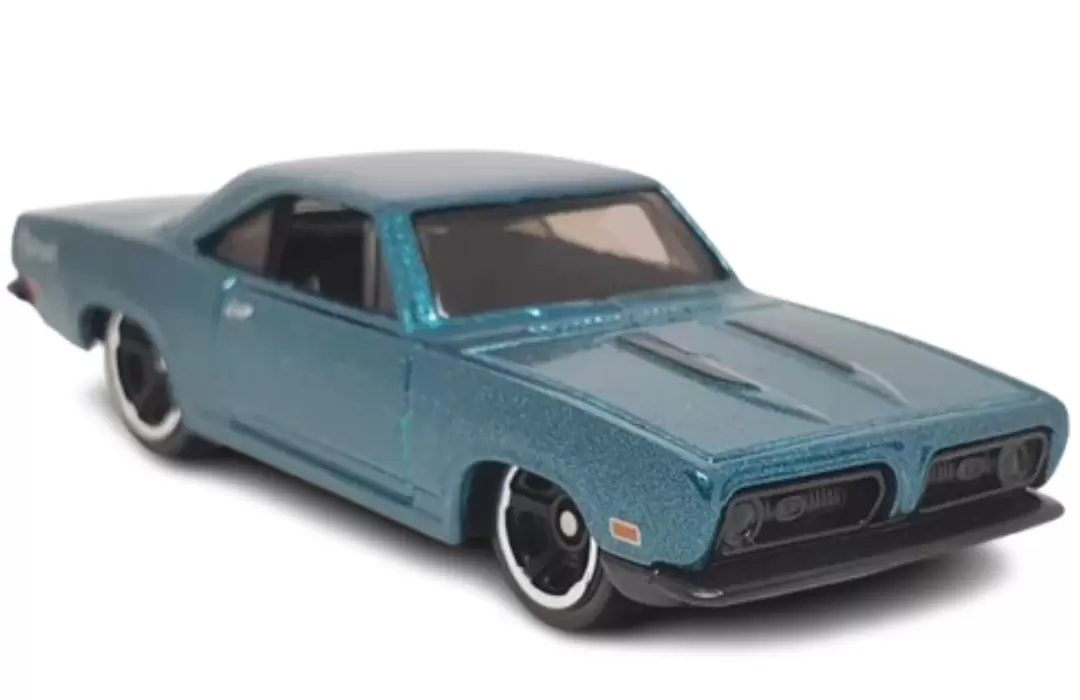 Foto da miniatura Hot Wheels 68 Plymouth Barracuda Formula S na cor Verde