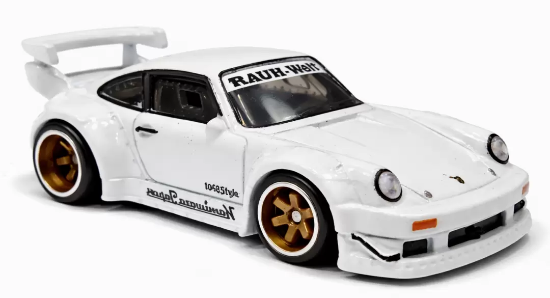 Foto da miniatura Hot Wheels RWB Porsche 930 na cor Branco