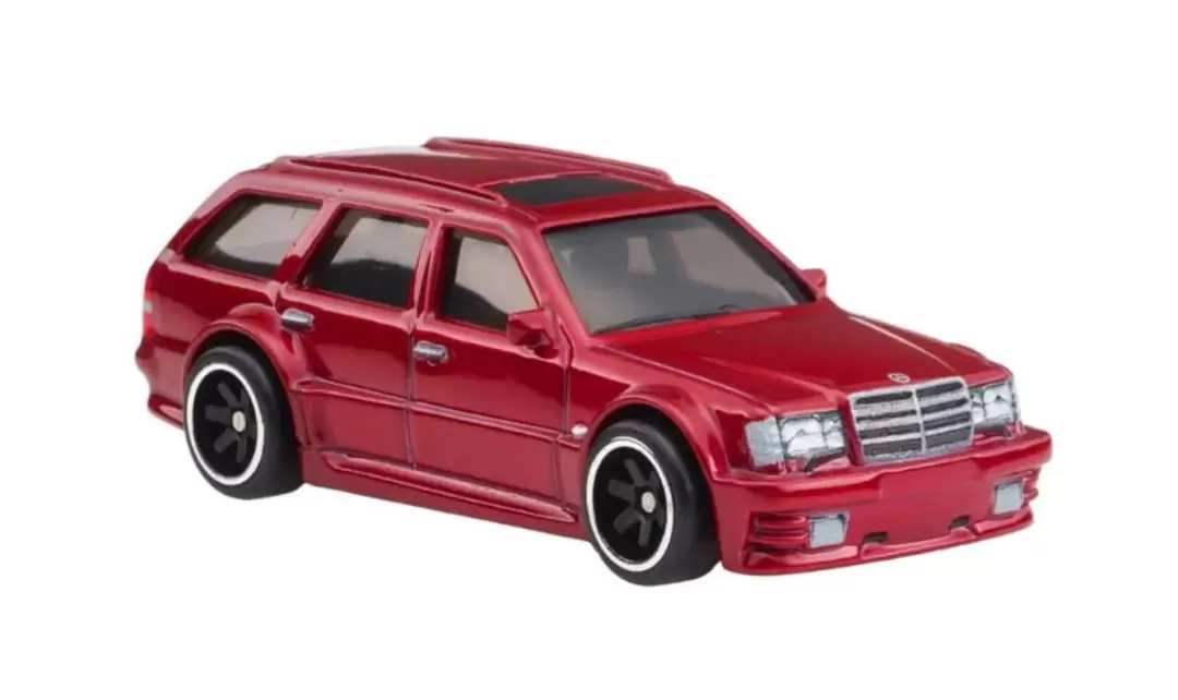 Foto da miniatura Hot Wheels Mercedes-Benz E 36 AMG na cor Vermelho