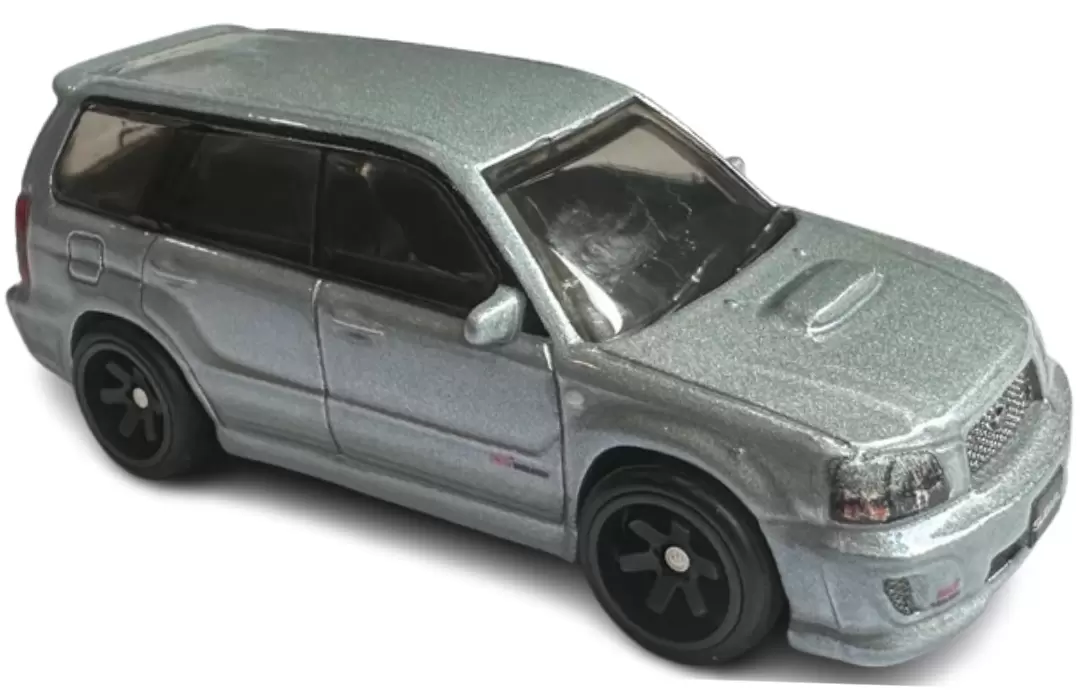 Foto da miniatura Hot Wheels Subaru Forester STI na cor Prata