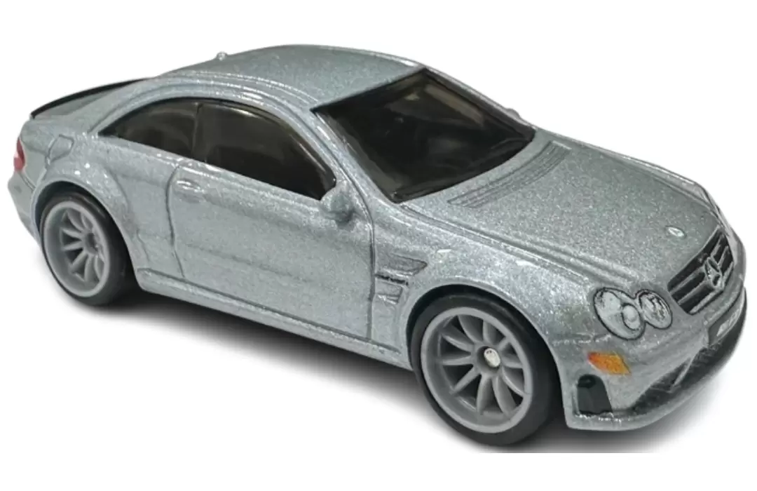 Foto da miniatura Hot Wheels 2008 Mercedes-Benz CLK 63 AMG Black Series na cor Prata