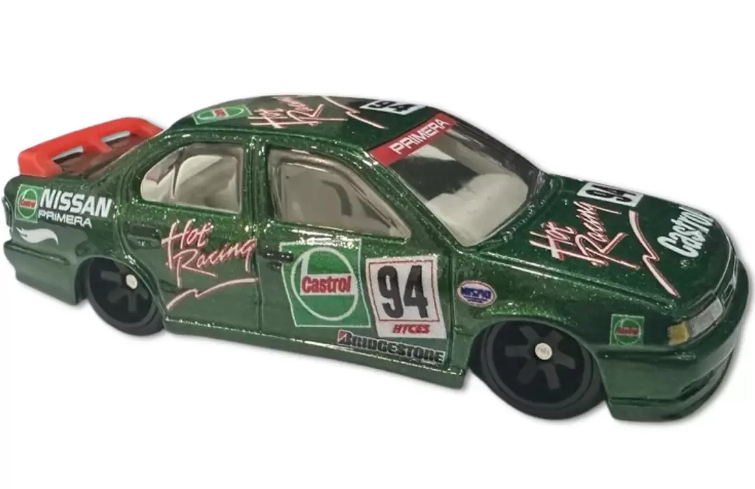 Foto da miniatura Hot Wheels 94 Nissan Primera na cor Verde