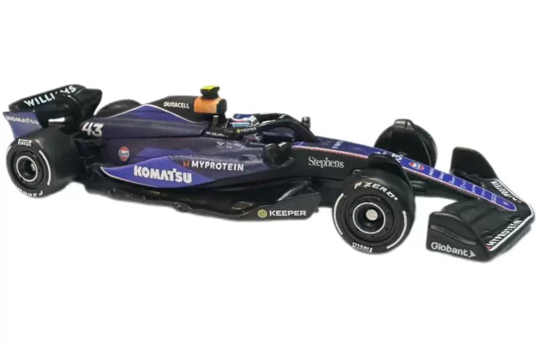 Foto da miniatura Hot Wheels Williams Racing FW46 na cor Azul
