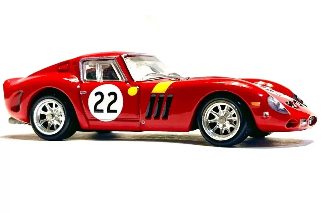 Foto da miniatura Hot Wheels Ferrari 250 GTO na cor Vermelho