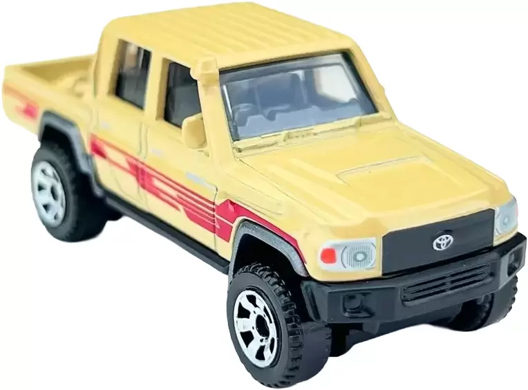 Foto da miniatura Matchbox 17 Toyota Landcruiser 78 na cor Bege
