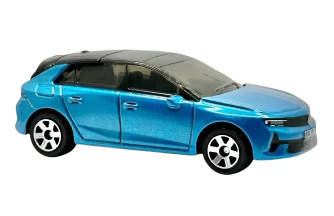 Foto da miniatura Matchbox 2022 Opel Astra na cor Azul