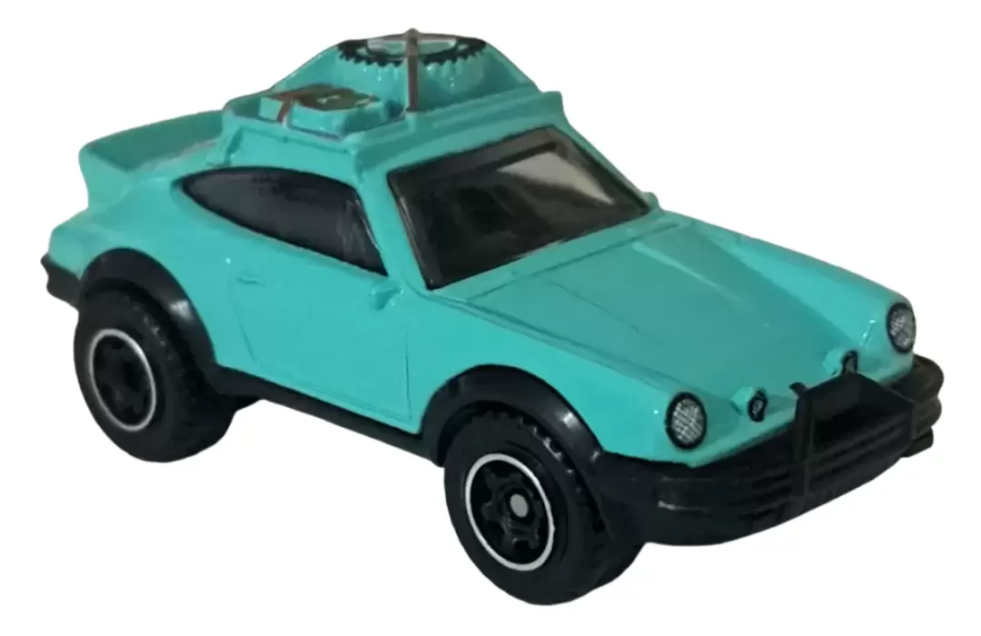 Foto da miniatura Matchbox 1985 Porsche 911 Rally na cor Verde