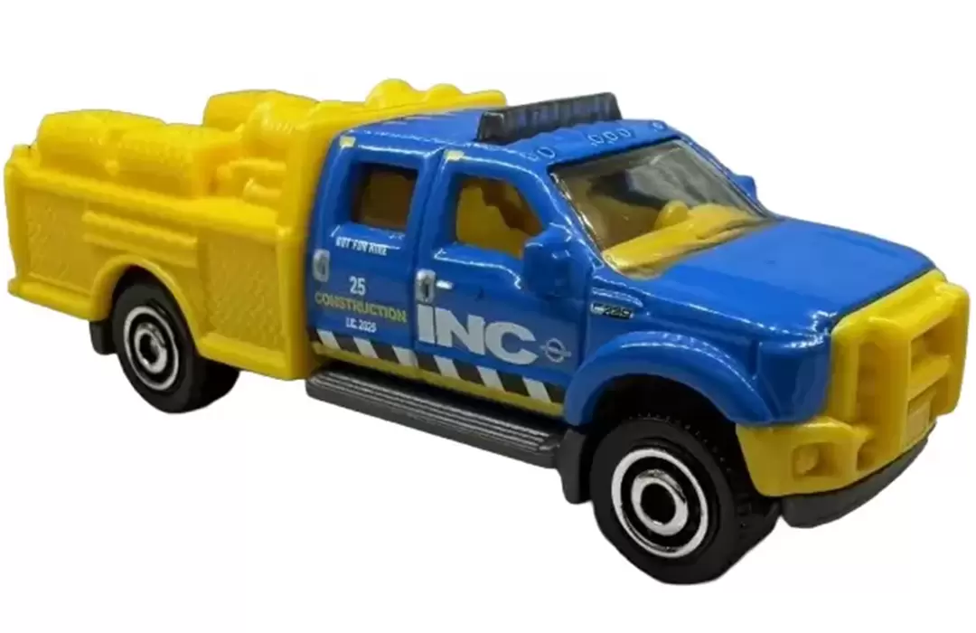 Foto da miniatura Matchbox Ford F-550 Super Duty na cor Azul