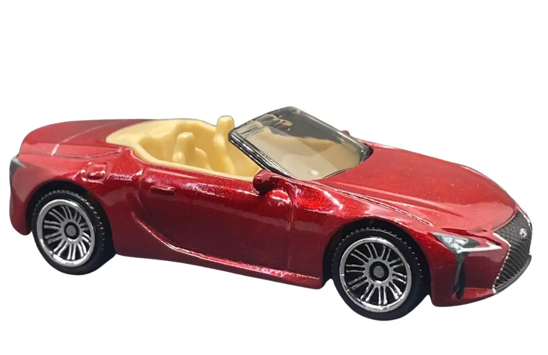 Foto da miniatura Matchbox 2021 Lexus LC 500 na cor Vermelho