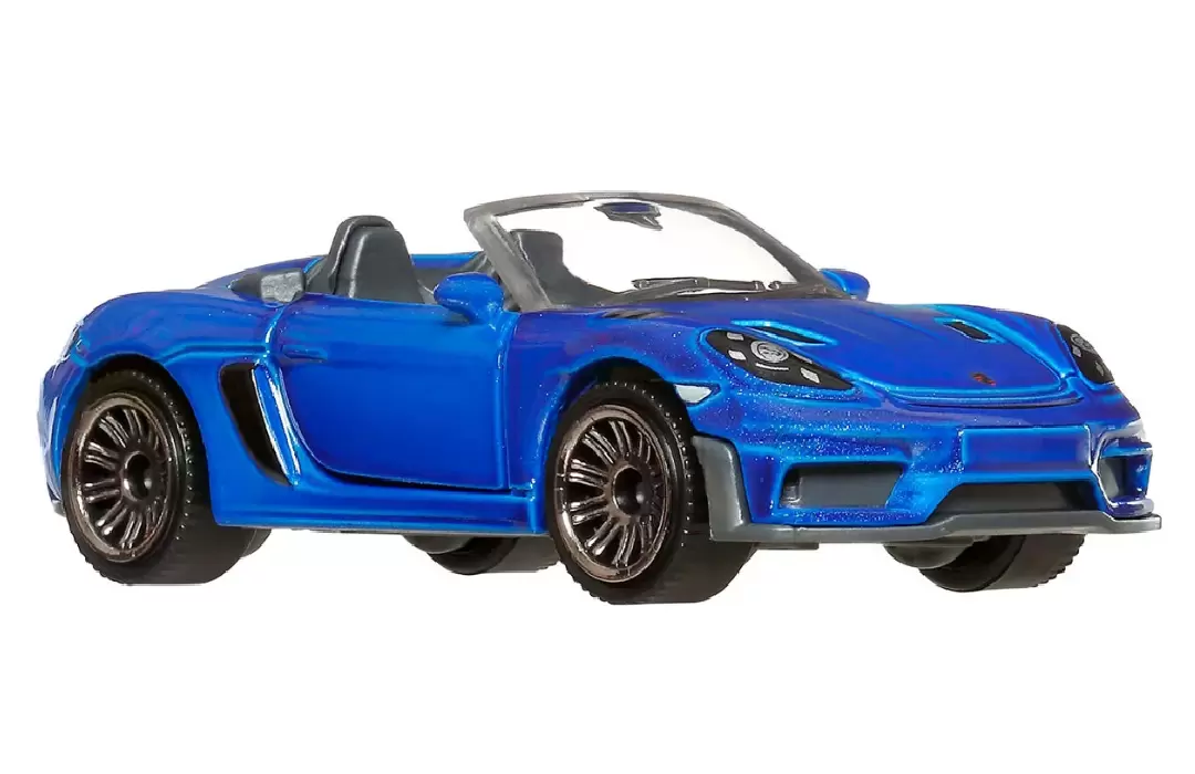 Foto da miniatura Matchbox Porsche 718 Spyder RS na cor Azul