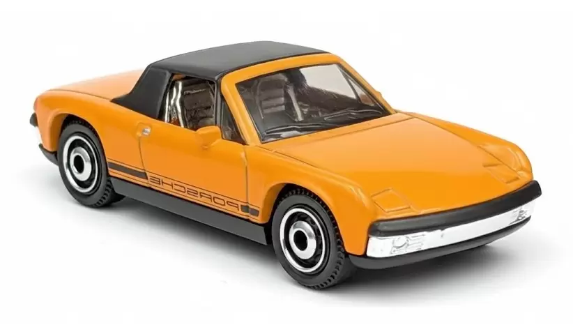 Foto da miniatura Matchbox 1971 Porsche 914 na cor Laranja