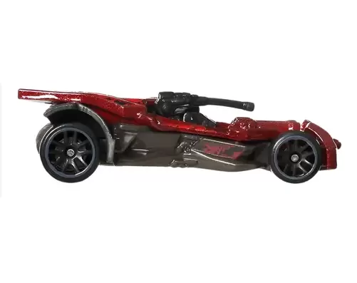 Foto da miniatura Hot Wheels Justice League Batmobile na cor Vermelho