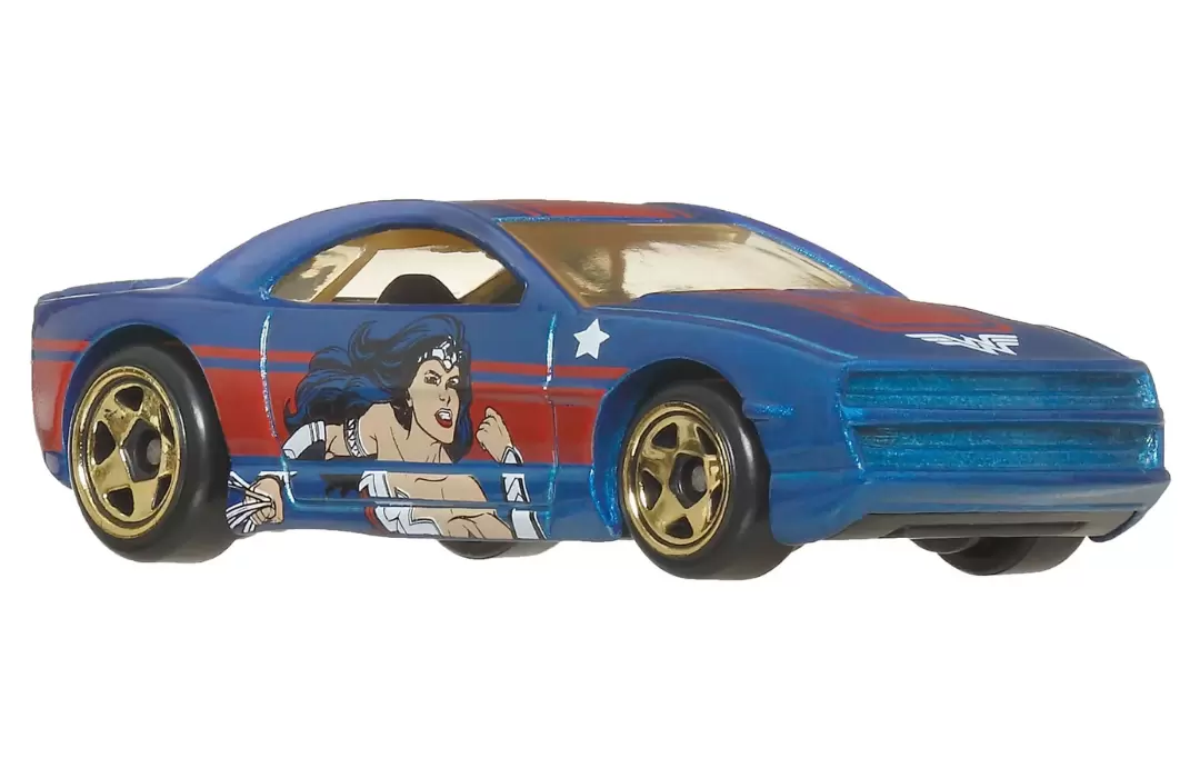 Foto da miniatura Hot Wheels Muscle Tone na cor Azul