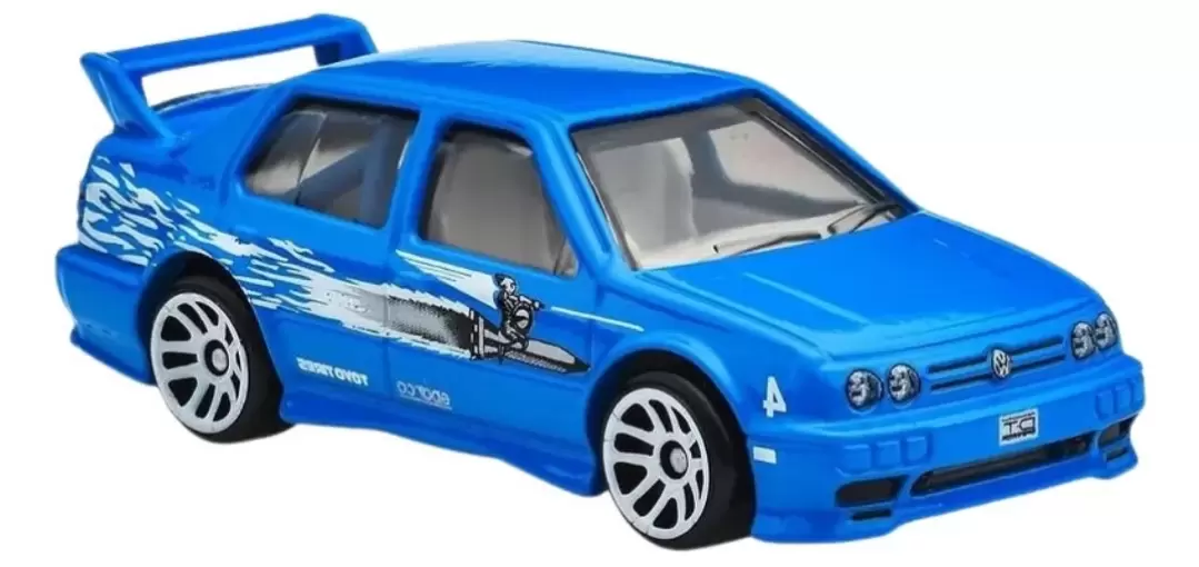 Foto da miniatura Hot Wheels Volkswagen Jetta MK3 na cor Azul