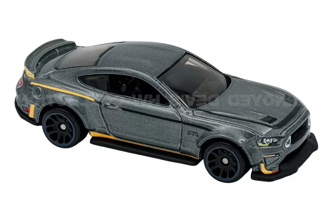 Foto da miniatura Hot Wheels 18 Ford Mustang RTR Spec 5 na cor Prata