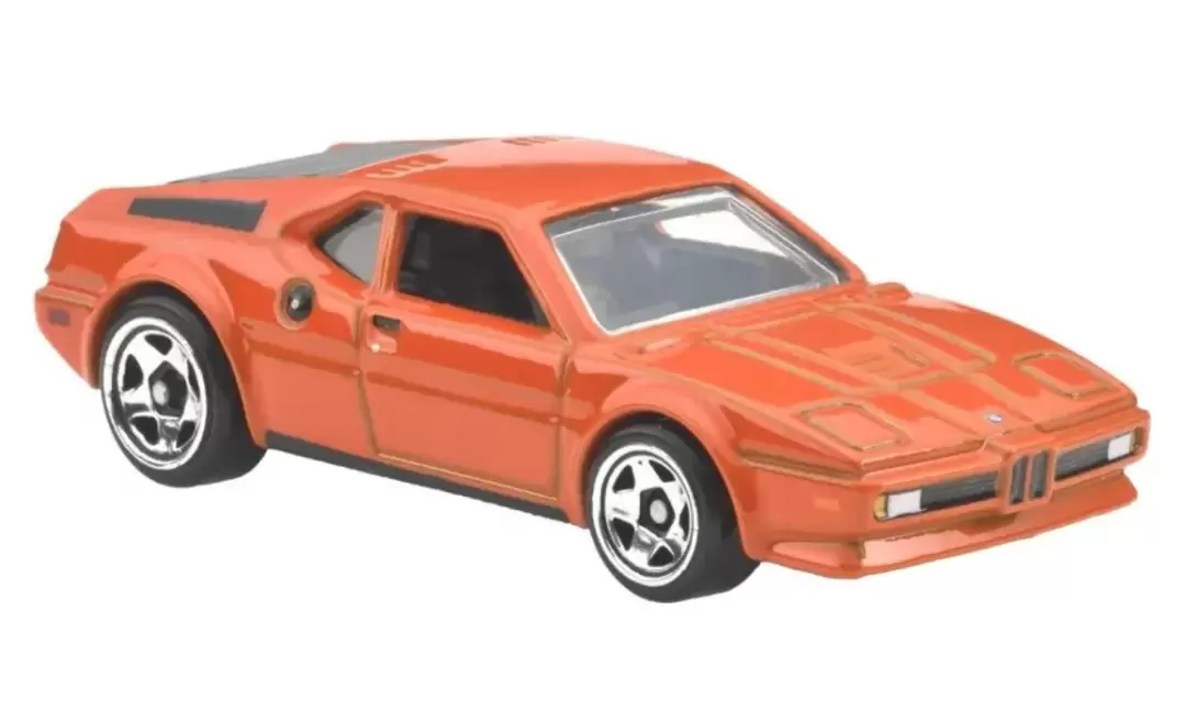 Foto da miniatura Hot Wheels BMW M1 na cor Laranja