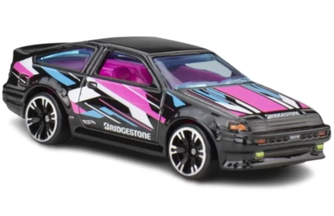 Foto da miniatura Hot Wheels Toyota AE-86 Corolla na cor Preto