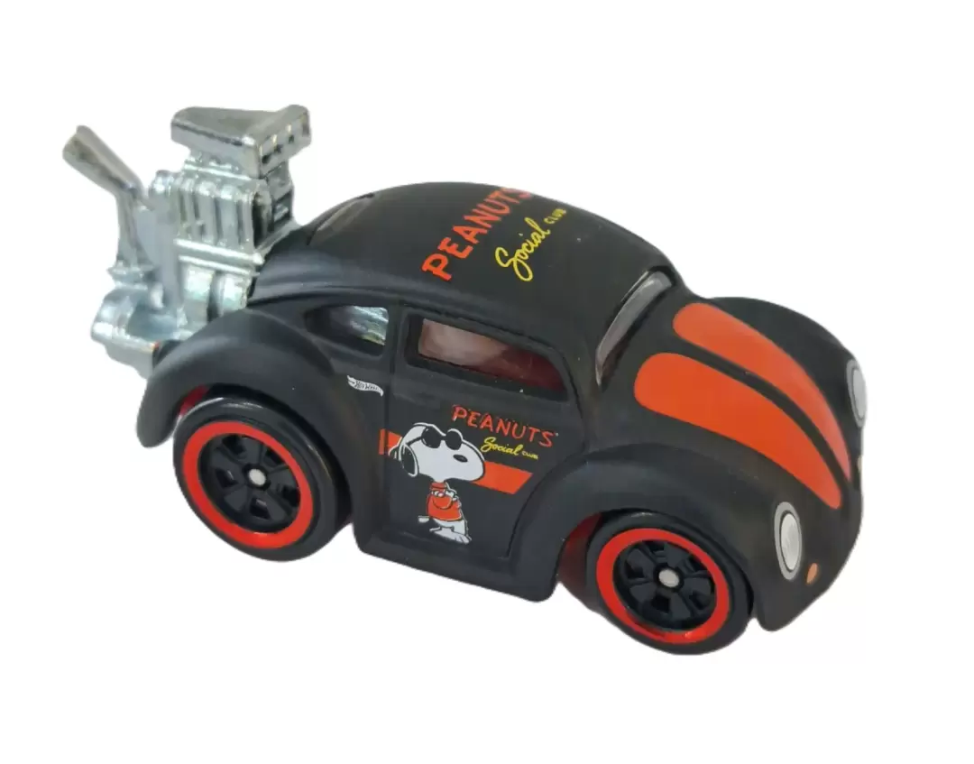 Foto da miniatura Hot Wheels Volkswagen Beetle na cor Preto