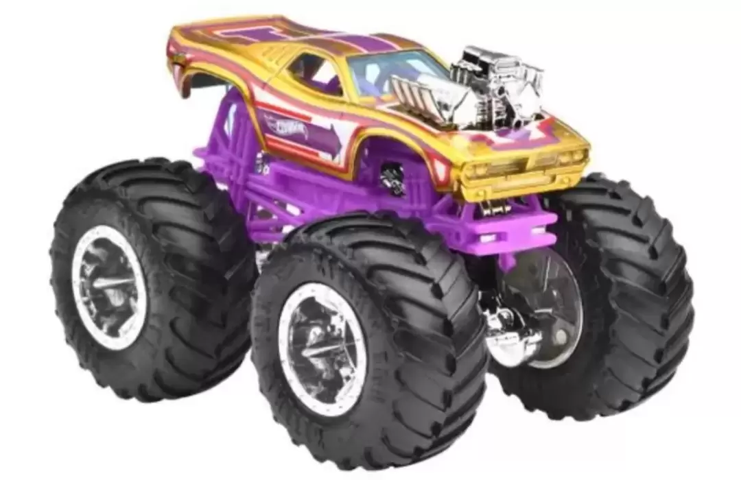 Foto da miniatura Hot Wheels Rodger Dodger na cor Dourado