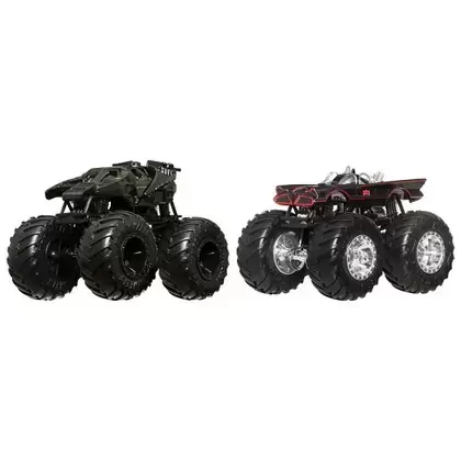 Foto da miniatura Hot Wheels Batman Monster Trucks Demolition Doubles na cor Preto