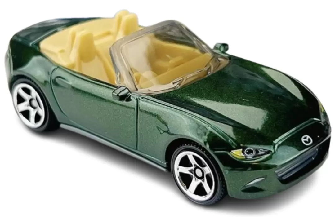 Foto da miniatura Matchbox 2015 Mazda MX-5 Miata na cor Verde