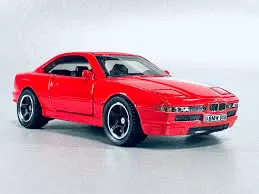 Foto da miniatura Matchbox 1994 BMW 850CSI na cor Vermelho