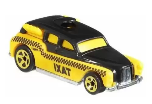 Foto da miniatura Hot Wheels Cockney Cab II na cor Amarelo