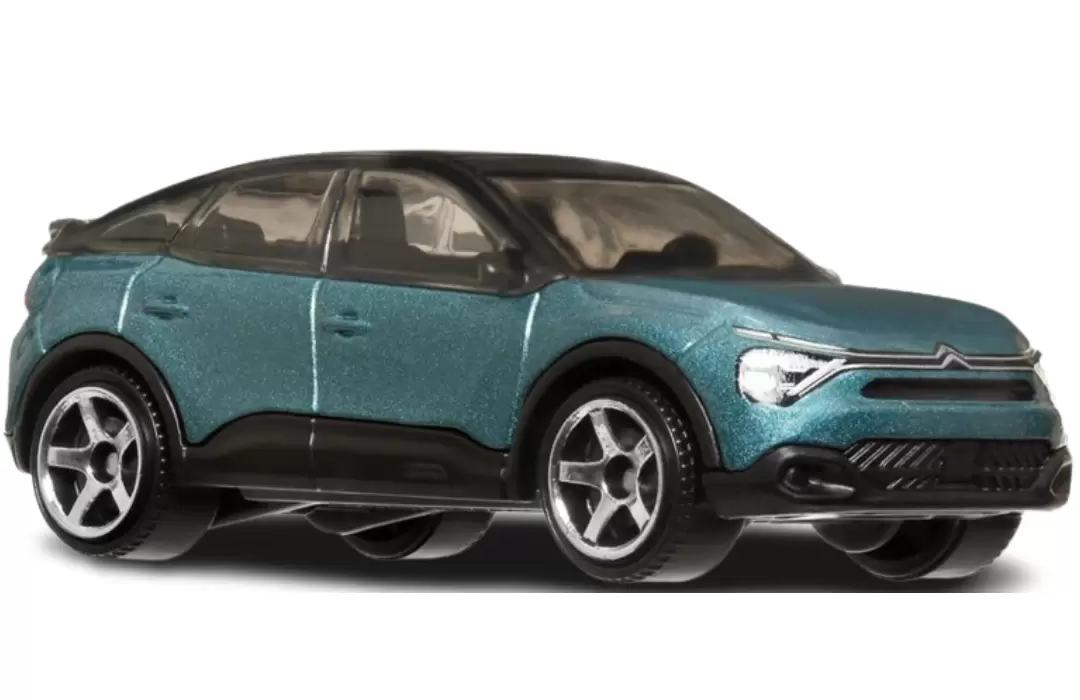 Foto da miniatura Matchbox 2023 Citroën ë-C4 na cor Azul