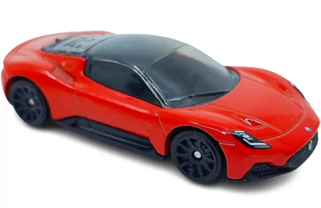 Foto da miniatura Hot Wheels Maserati MC20 na cor Vermelho