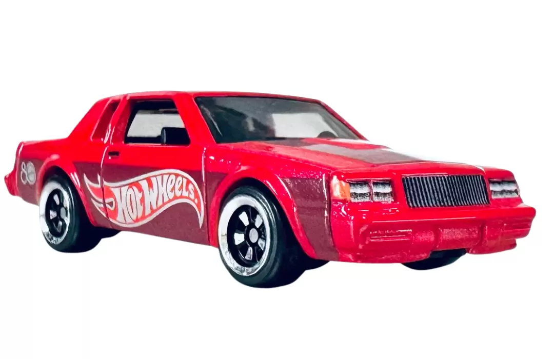 Foto da miniatura Hot Wheels 87 Buick Regal GNX na cor Vermelho